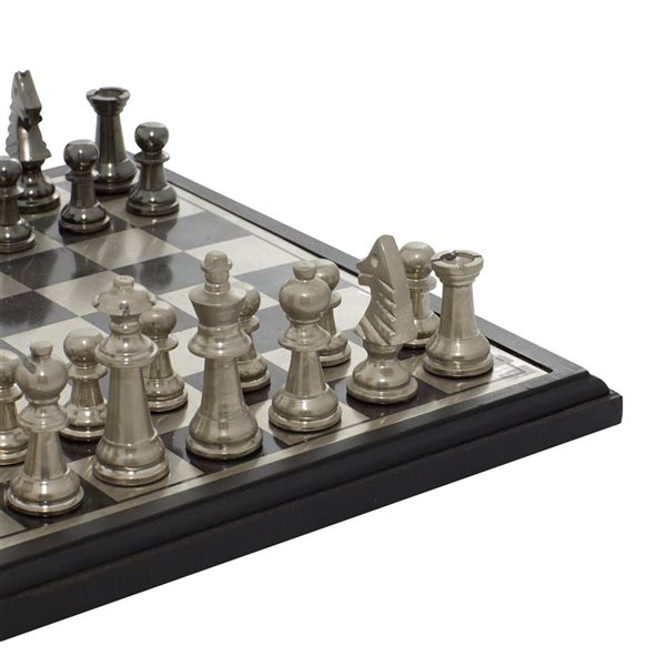 Grayson Lane 1-in x 12-in Traditional Game Set - Black Aluminum