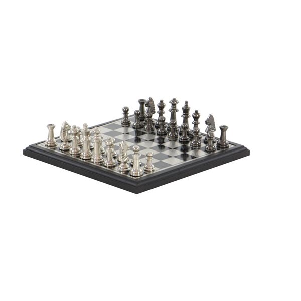 Grayson Lane 1-in x 12-in Traditional Game Set - Black Aluminum