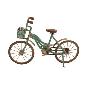 Grayson Lane 12-in x 18-in Vintage Bicycle Sculpture - Green Metal
