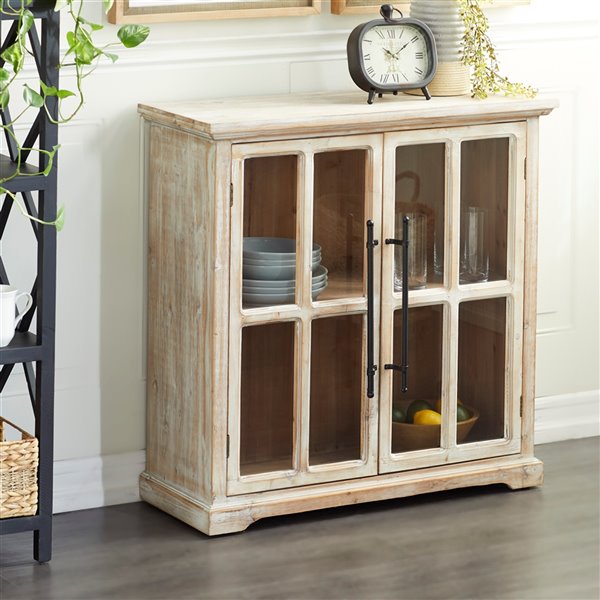 Grayson Lane Brown Asian Hardwood Cabinet