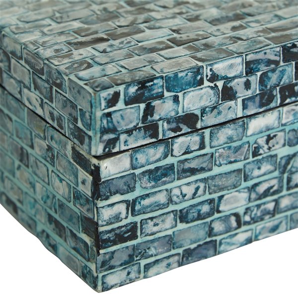 Grayson Lane 2-Piece 5.3-in x 9.7-in Blue Casual Box
