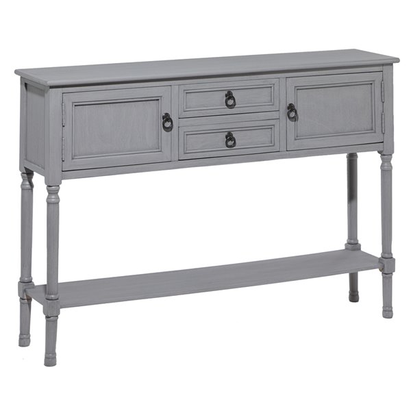 Grayson Lane Grey Wood Rustic Console Table 366322 RONA   330862190 MainImage 001 L 