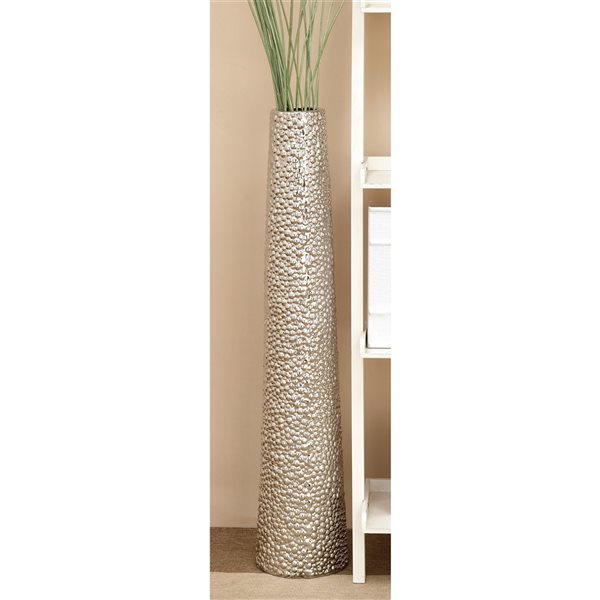 Grayson Lane Silver Ceramic Vase