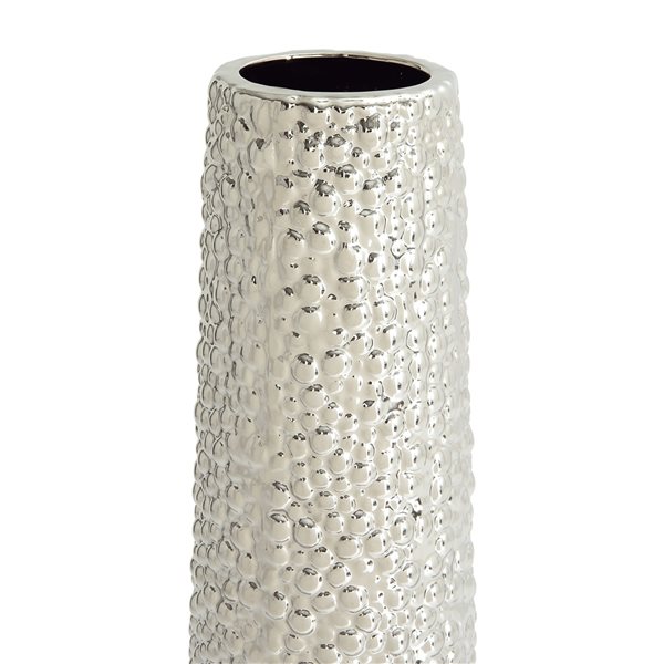 Grayson Lane Silver Ceramic Vase