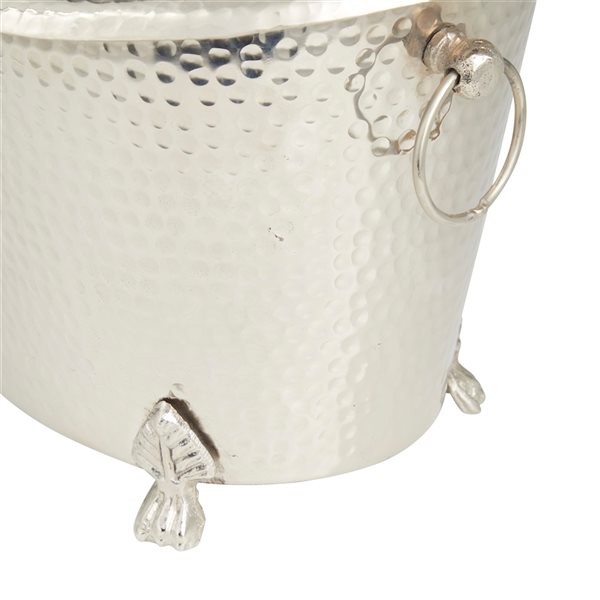 Grayson Lane 6-Litre Silver Galvanized Iron Ice Bucket