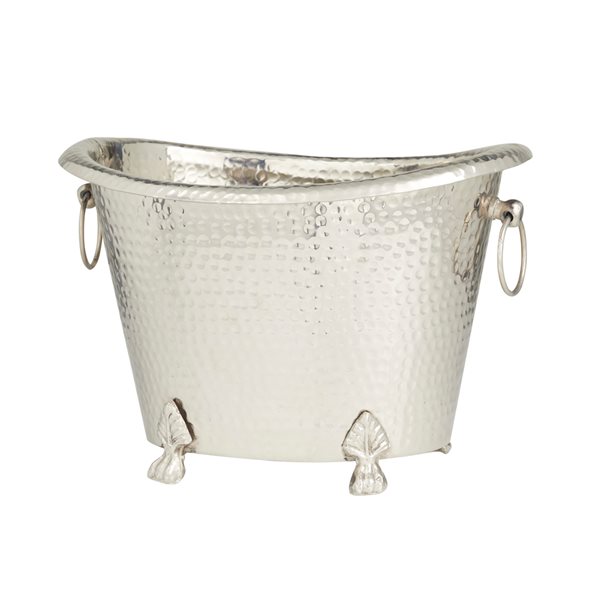 Grayson Lane 6-Litre Silver Galvanized Iron Ice Bucket