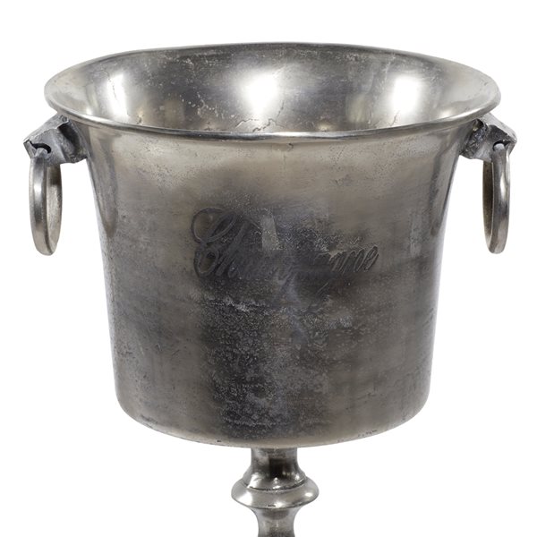 Grayson Lane 2-Litre Traditional Silver Galvanized Iron Ice Bucket