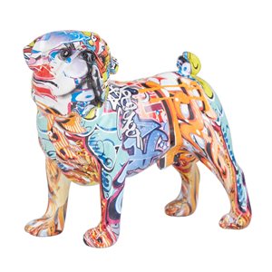 Grayson Lane Multicolour Dog Sculpture