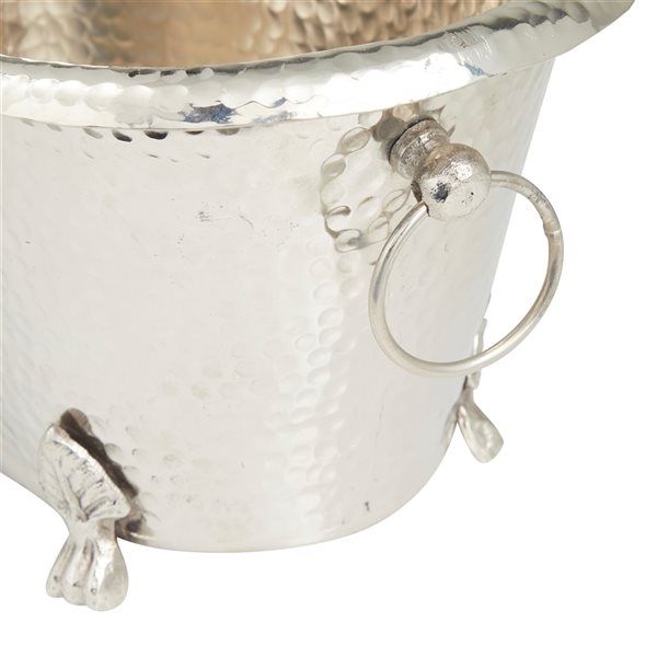 Grayson Lane 4-Litre Silver Galvanized Iron Ice Bucket