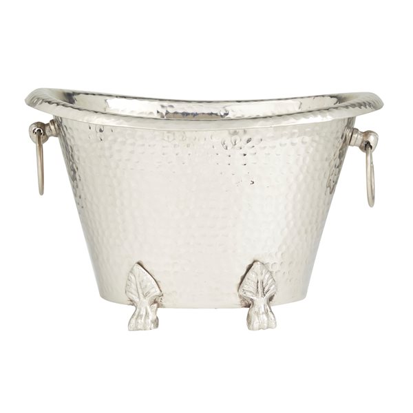 Grayson Lane 4-Litre Silver Galvanized Iron Ice Bucket