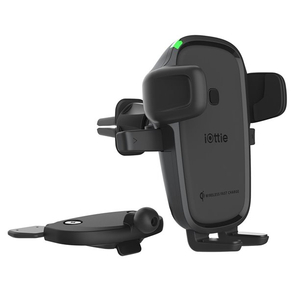 iOttie Easy One Touch 2 Black Adjustable Car Air Vent and CD Slot Mount for Universal Cell Phones