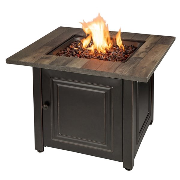 Liquid Propane Fire Table, Wood Propane Fire Pit