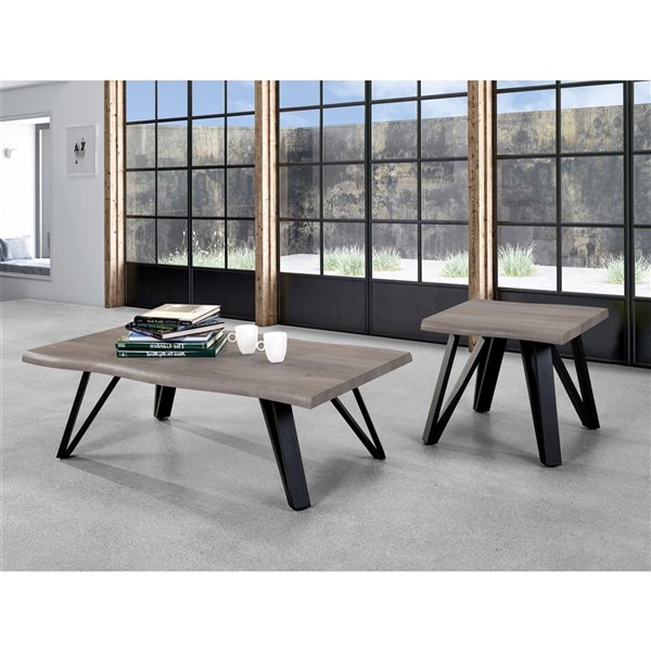 HomeTrend Carrie Natural Wood Coffee Table