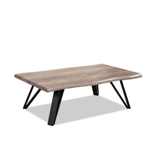 HomeTrend Carrie Natural Wood Coffee Table