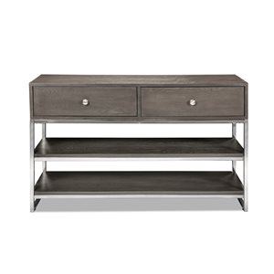 HomeTrend Harmony Grey Modern Sofa Table