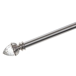 IH Casa Decor Acorn Nickel Stainless Steel Curtain Rod