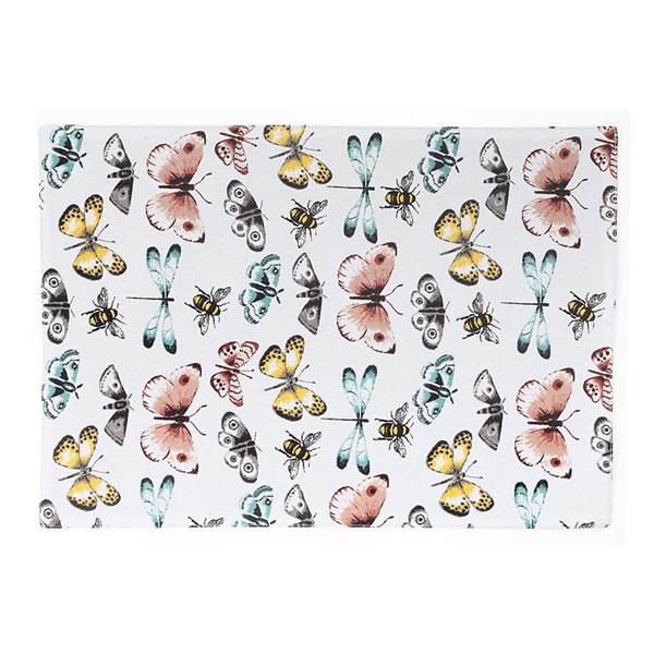 iH casadécor Butterfly Cotton Placemat - Set of 12