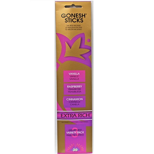 Bâtons Gonesh, cannelle, vanille, patchouli (Lot de 8) par iH casadécor