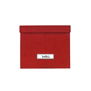 Boîte rouge de 9,75 po l. x 6,5 po h. x 8,25 po p. par IH Casadecor
