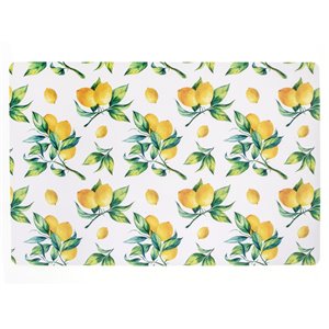 IH Casa Decor Lemon Branches PVC Placemat - Set of 12