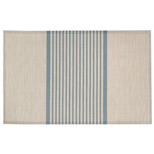 Ensemble de 12 napperons en vinyle bleu cordial de IH Casa Decor