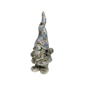 Figurine de jardin en polyrésine en forme de gnome qui applaudit de IH Casa Decor (20,7 po x 7,3 po)