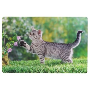 Ensemble de 12 napperons en PVC avec motifs de chat des champs de IH Casa Decor