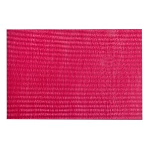Ensemble de 12 napperons Remi en vinyle rouge de IH Casa Decor