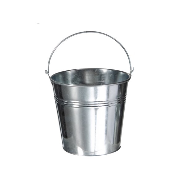 iH casadécor Small Aluminum Round Planter