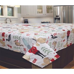 IH Casa Decor Canadiana Cotton Table Cloth 60-in x 90-in - Set of 1