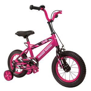 Vélo 16 po rose pour enfants par Rugged Racers