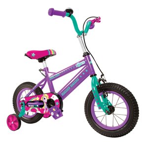 Vélo 12 po pour enfants avec dessins de licornes par Rugged Racers