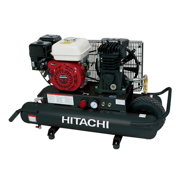 Metabo HPT 8-Gal. 145 psi Portable Gas-Powered Wheeled Air Compressor
