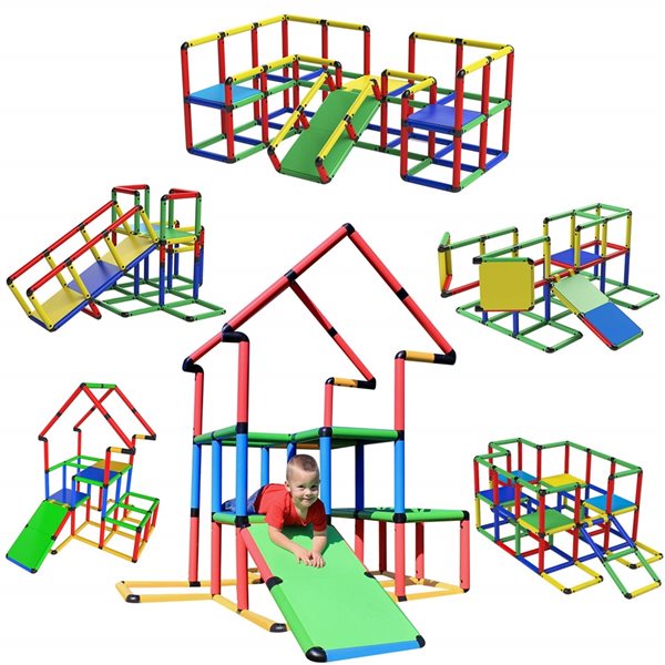 Image of Funphix | Create And Play Jumbo Play Structure Set, 7 Piece | Rona
