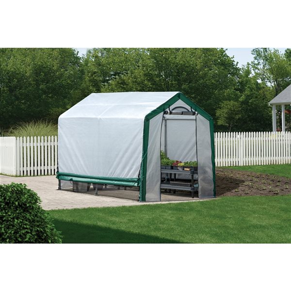 ShelterLogic 8-ft L x 6-ft W x 7-ft H Permanent Greenhouse