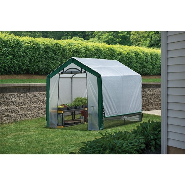 ShelterLogic 8-ft L x 6-ft W x 7-ft H Permanent Greenhouse