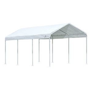 ShelterLogic SuperMax 10-ft x 20-ft White Standard Canopy