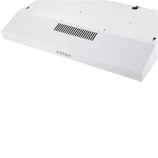 Ancona 30-in Convertible White Undercabinet Range Hood