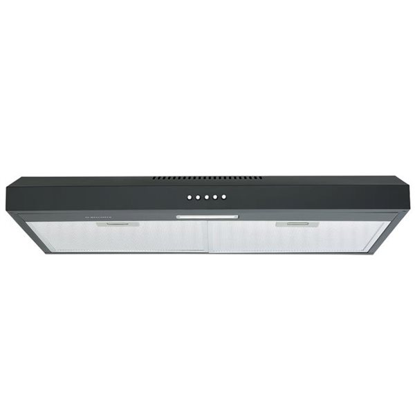 Ancona 30-in Convertible Matte Black Undercabinet Range Hood