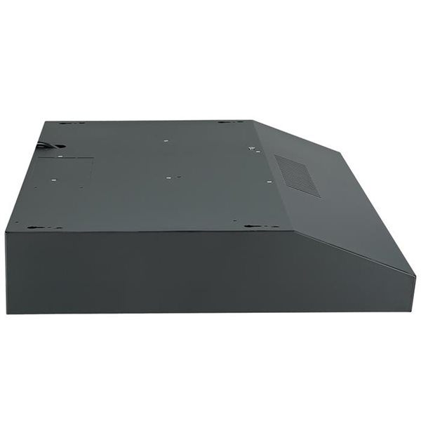 Ancona 30-in Convertible Matte Black Undercabinet Range Hood