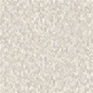 Walls Republic Amazonia 57-sq. ft. Neutral Non-Woven Textured Geometric Unpasted Paste the Wall Wallpaper