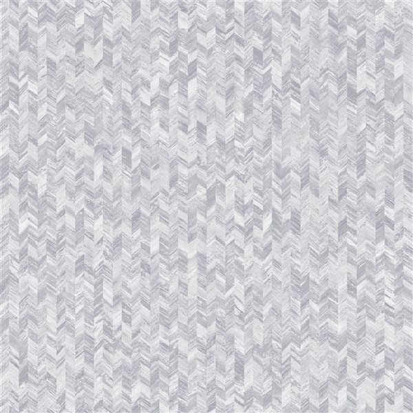 Walls Republic Amazonia 57-sq. ft. Grey Non-Woven Textured Geometric Unpasted Paste the Wall Wallpaper