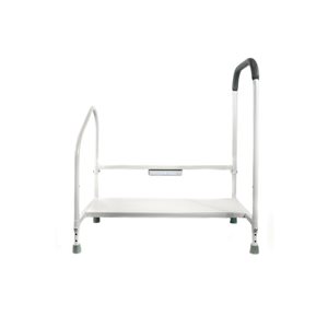 Step2health White Adjustable Stainless Steel Bed Handles