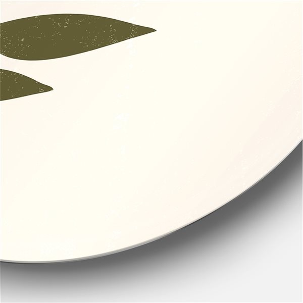 Designart Frameless 29-in x 29-in Geometrical Sun and Moon with