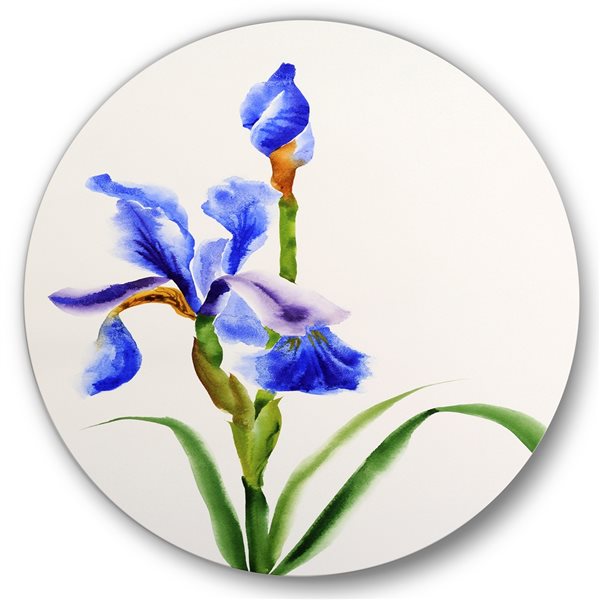 Wall Mural Blue iris 