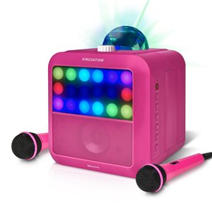 Singsation Star Burst Pink All-in-One Karaoke System