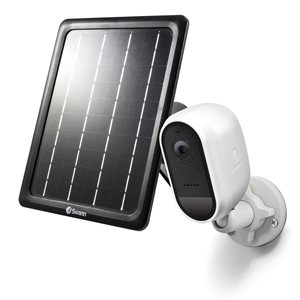 Caméra de sécurité extérieure sans fil avec panneau de charge solaire par Swann