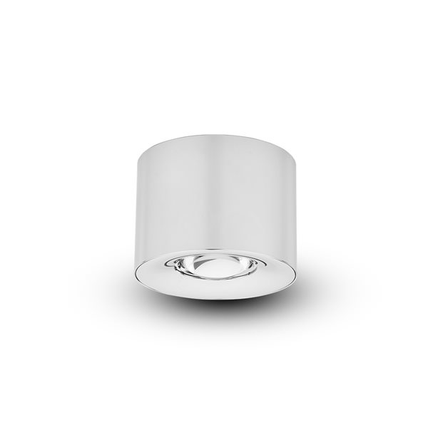 VONN Lighting 4.25-in Integrated LED Surface Mounted Downlight, ETL, Commercial Grade, Chrome