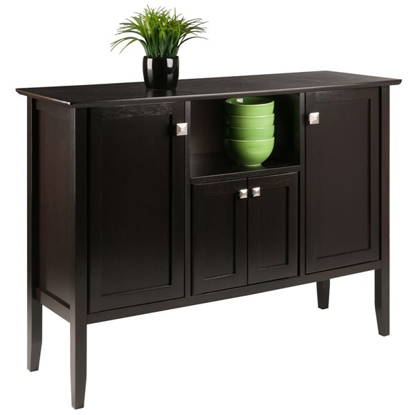 Winsome Wood Melba Dark Brown Sideboard