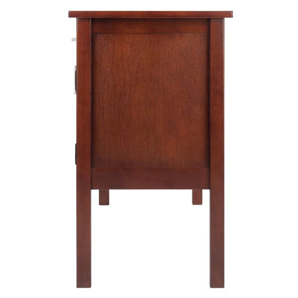 Winsome Wood Emmett 44.72-in Brown Transitional Writing Desk